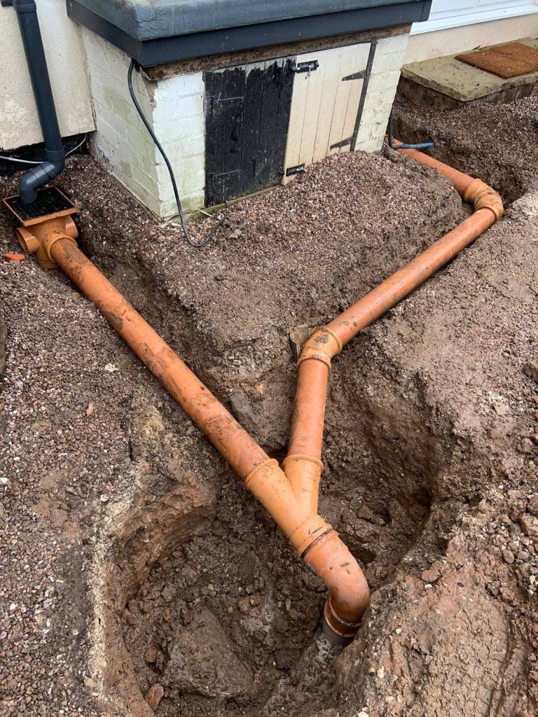 pipes in the ground